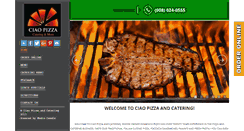 Desktop Screenshot of ciaopizzaandcatering.com
